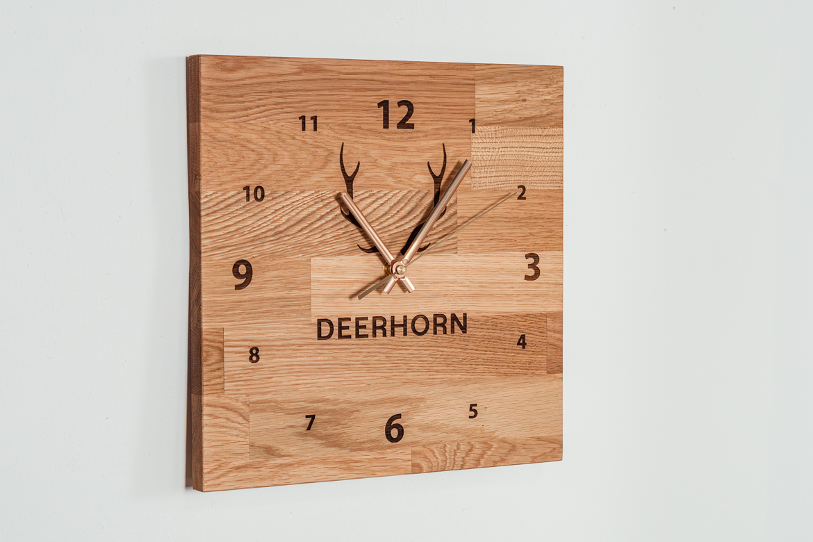 Wanduhr aus Holz Wanduhr aus Holz
