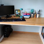 Ein Schreibtisch für das Homeoffice von Frau Anna aus Sosnowiec in der Nähe von Katowice